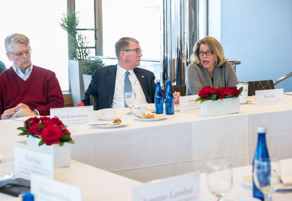 Katie Rae, CEO and Managing Partner of the Engine, emphasizes the real pressures from returns expectations and time demands that companies face in early funding stages.