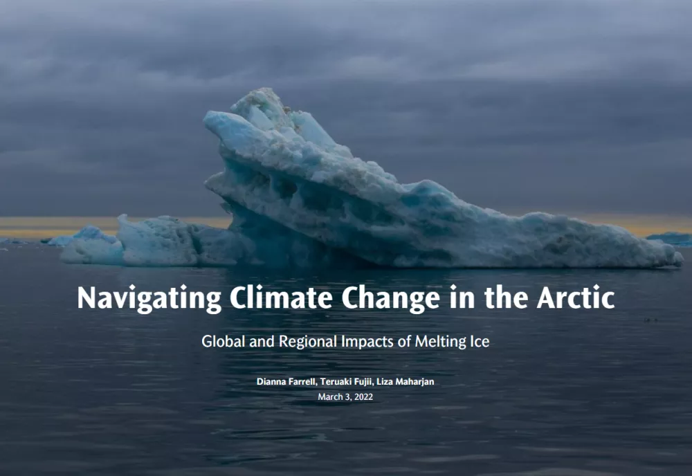 Navigating Climate Change in the Arctic StoryMap preview
