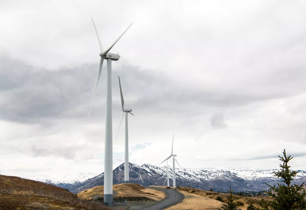 Wind turbines in Kodiak, Alaska. Office of Indian Energy: Alaska