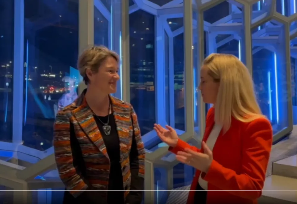 Jennifer Spence and Halla Hrund Logadottir