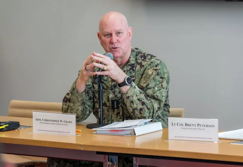 Admiral Grady, Vice Chairman of the Joint Chiefs of Staff