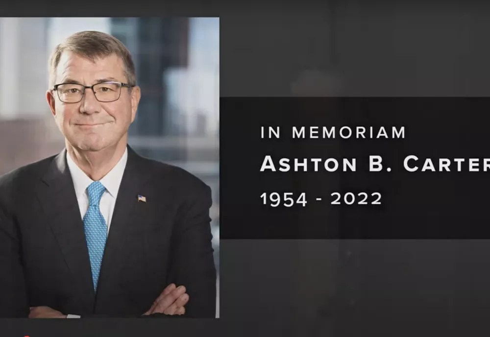 Memorial Service celebrating the life of the late Ashton B. Carter, the 25th Secretary of Defense