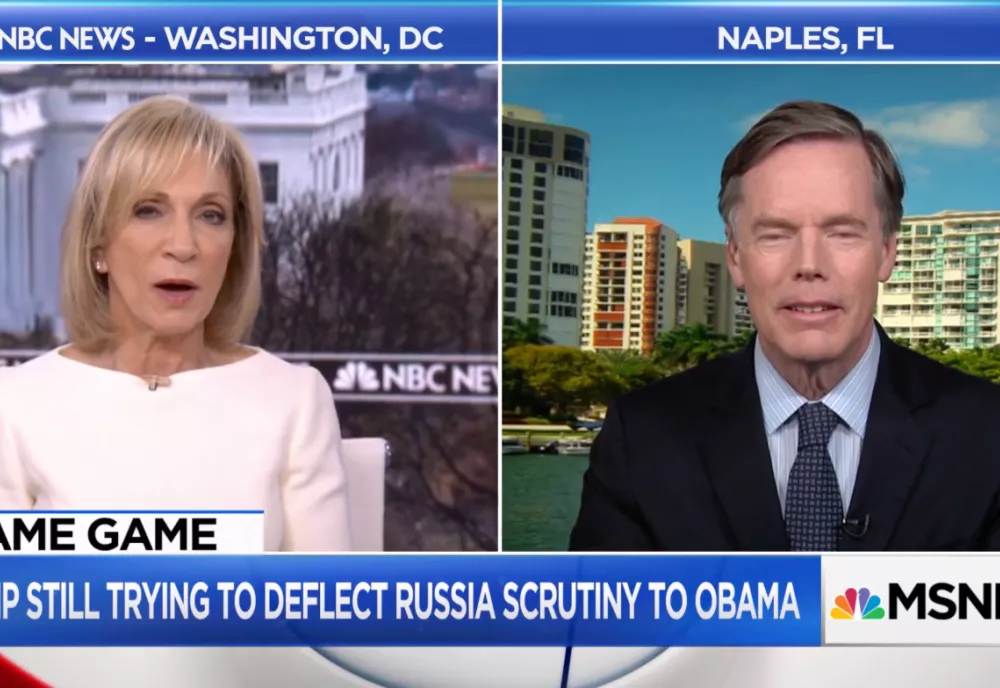 Nicholas Burns, the former US Ambassador to NATO, says President Trump is in denial and he is not protecting Americans from the vast Russian conspiracy to undermine Americans elections and democracy.