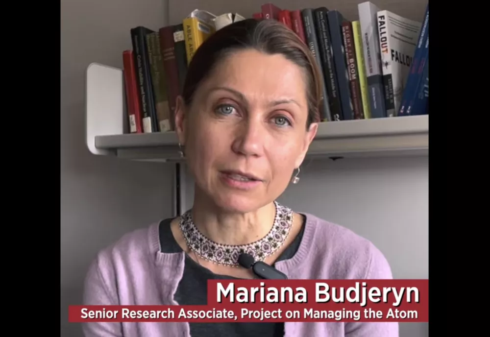 Mariana Budjeryn's Message to the International Community on Ukraine.