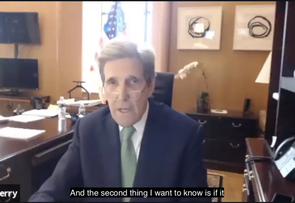 Video highlights from the keynote by Secretary John Kerry, Special Presidential Envoy for Climate.