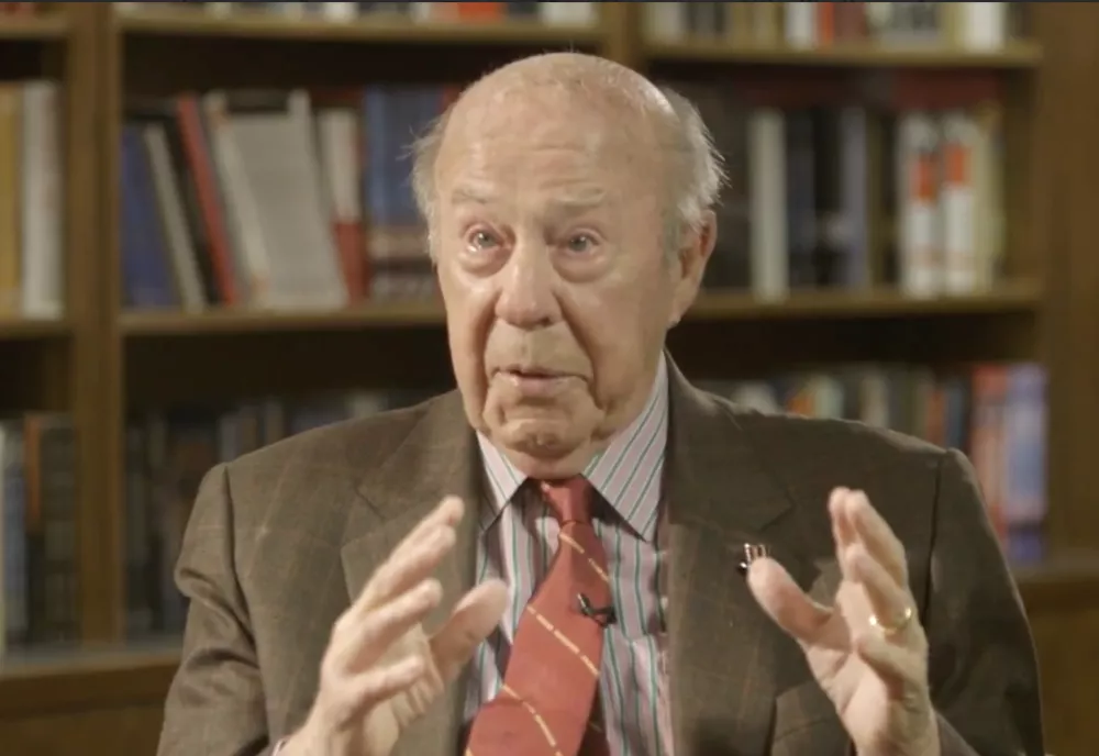 Photo of former Sec. of State George P. Schultz
