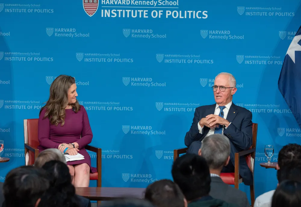 Chrystia Freeland Malcolm Turnbull Forum 16 April 2026