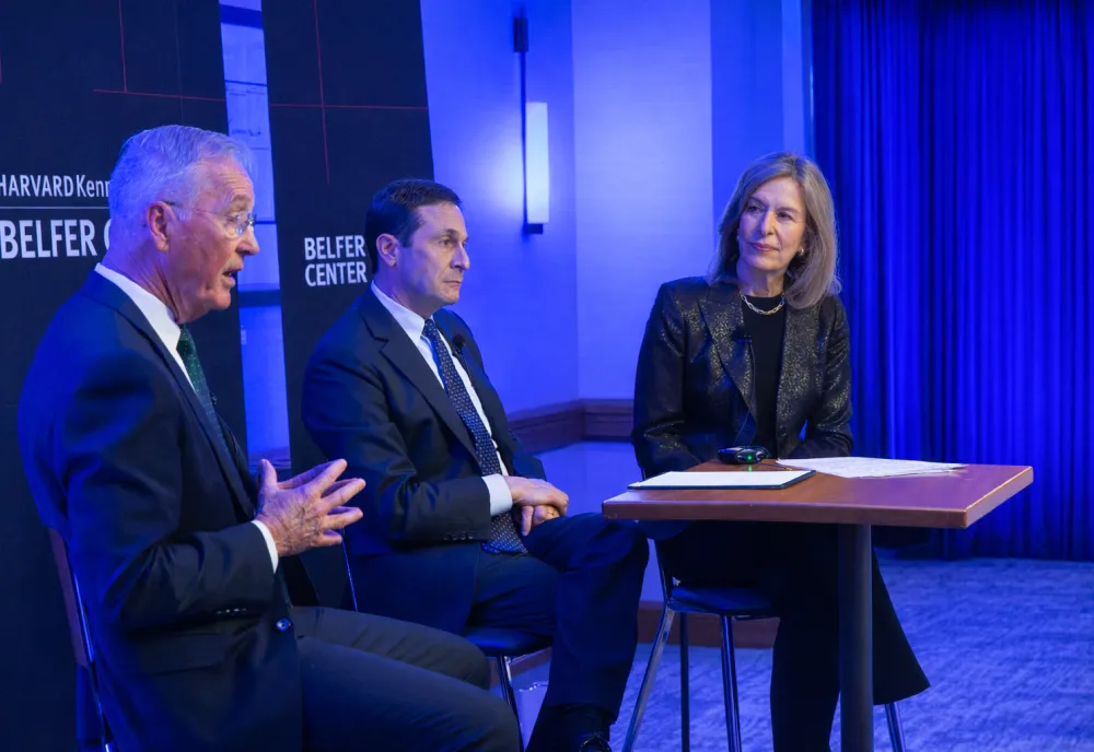 General Joseph F. Dunford, Jr., Doug Beck and Liz Sherwood Randall