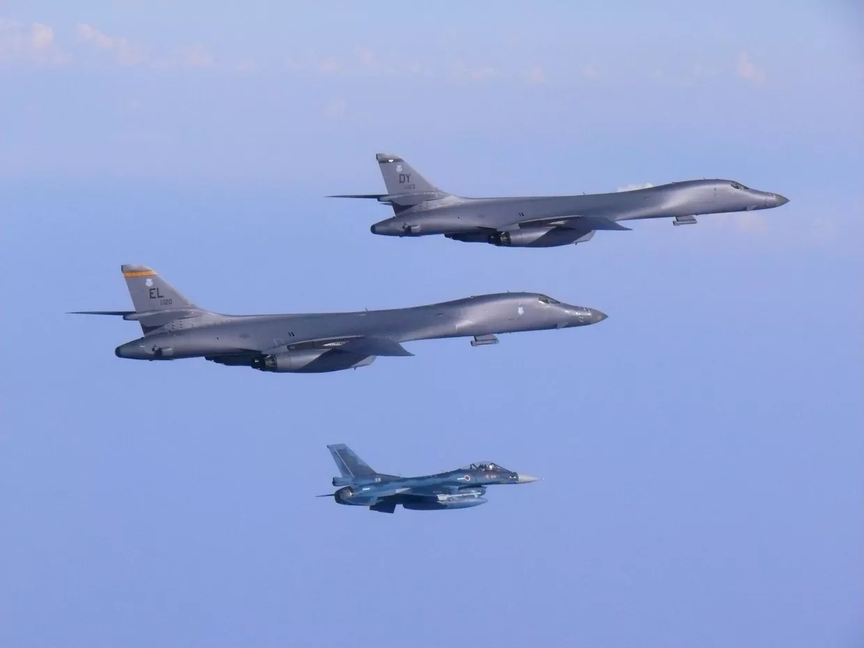 B1-B bombers north korea US Airforce