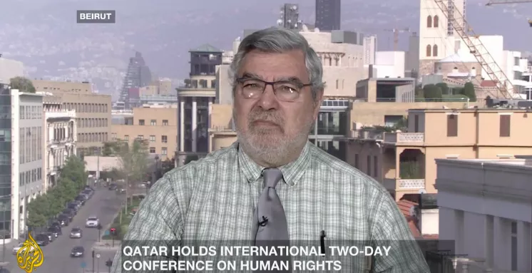 Rami Khouri - professor of journalism at the American University of Beirut and senior fellow at Harvard Kennedy School