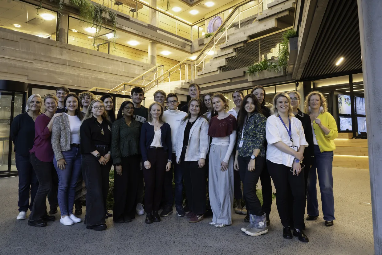 The participants of the Arctic Youth Futures Workshop pose for a group photo in Reykjavik, Iceland.