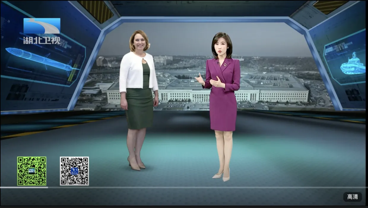 Hicks made into a hologram by China's CCTV after Replicator’s launch.