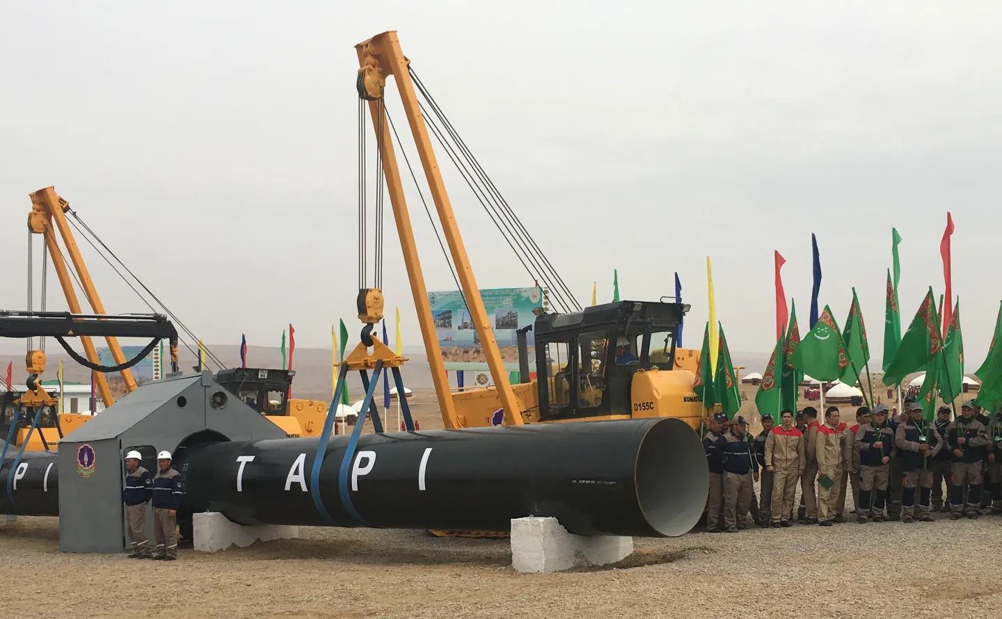 TAPI Pipeline ceremony