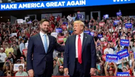 J.D. Vance and Donald Trump