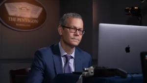 Dr. Colin Kahl, Under Secretary of Defense for Policy, provides virtual remarks for the Carnegie Endowment for International Peace at the Pentagon, Washington, D.C., June 23, 2021. 
