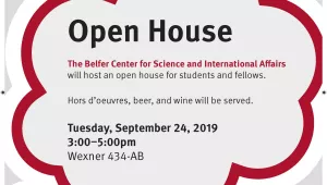 Belfer Open House Poster