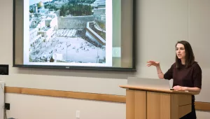 Lihi Ben Shitrit speaking at her seminar 