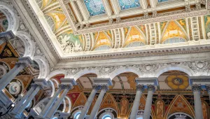 A view of the interior of the U.S. Capitol building