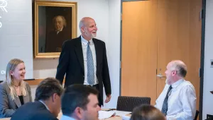 Martin B. Malin with Malfrid Braut-Hegghammer and Matthew Bunn