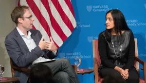 David Eaves and Vanita Gupta at JFK Forum