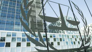 The International Criminal Court in the Hague, Netherlands.