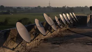 Satellite dishes from creative commons
