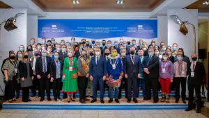 delegates to Senior Arctic Official meeting in Salekhard December 2021