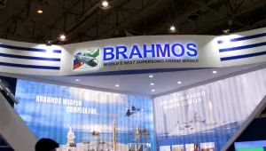 Brahmos Pavillion during the 2016 Asian Defence and Security Trade Show at the World Trade Center in Pasay, Metro Manila