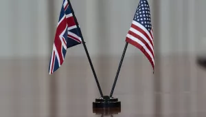 U.S. and UK flags