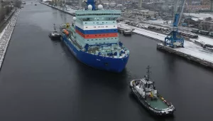 Russia's newly built nuclear-powered icebreaker Ural