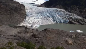 Mendenhall Lake in Juneau, Alaska