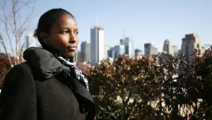 Ayaan Hirsi Ali, a prominent feminist and critic of Islam, takes a stroll in New York.