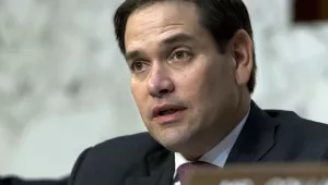 Sen. Marco Rubio, R-Florida, speaks at a Senate Intelligence Committee hearing, January 29, 2019.