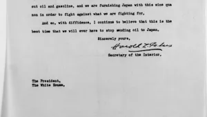 Harold Ickes Letter to Franklin D. Roosevelt, June 25, 1941. 