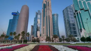 Doha, Qatar is one of the Persian Gulf cities most at risk from a spent fuel fire at Barakah.