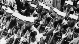 The 1st Battalion of the world-famous Foreign Legion arrived in Paris on July 12, 1939.