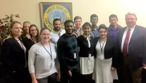 Photo of Idaho election officials and D3P team members.