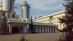 The embassy of the Democratic People's Republic of Korea, in Moscow in 2008 (Denghu/Wikimedia Commons).
