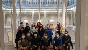 Study group members at the Harvard Art Museum
