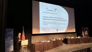 David McCord presents at the AAS Conference 