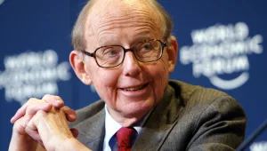 Samuel Huntington at the 2004 World Economic Forum. 