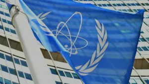 IAEA Flag at Half Mast