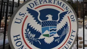 The U.S. Homeland Security Department headquarters in northwest Washington is pictured on Feb. 25, 2015