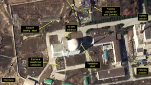 Satellite photo: North Korea's Yongbyon nuclear reactor