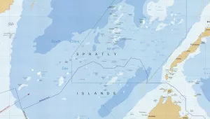 United States. Central Intelligence Agency. The Spratly Islands and Paracel Islands. Scale 1:2,000,000. Washington, D.C.: Central Intelligence Agency, 1992.