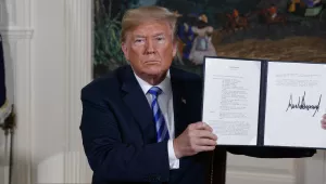 President Trump withdrawing from the JCPOA