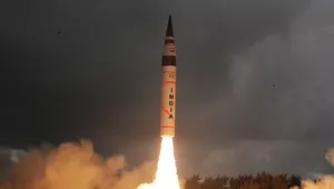 Test-launch of an Indian missile