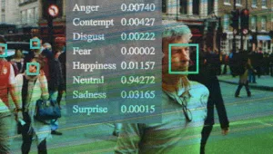 A projectoxford.ai demonstration of emotion recognition software.