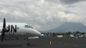 UN airplane at Goma airport, Goma DRC