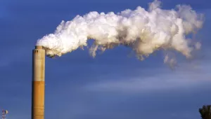 Emissions from coal-fired Merrimack Station in Bow, N.H. 